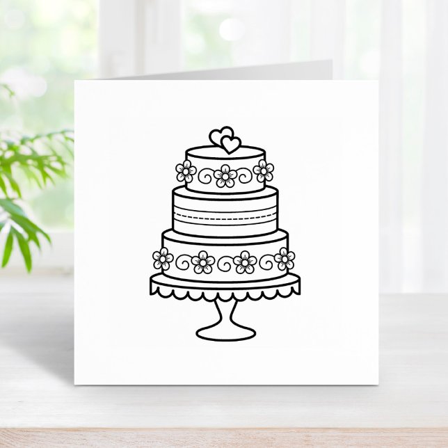 Tiered Wedding Cake Gummistempel (Von Creator hochgeladen)