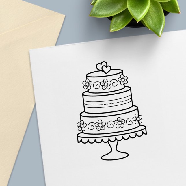 Tiered Wedding Cake Permastempel (Von Creator hochgeladen)