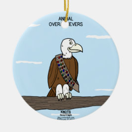 Tiererfolgsmenschen Keramik Ornament