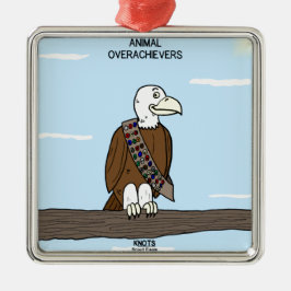 Tiererfolgsmenschen Silbernes Ornament