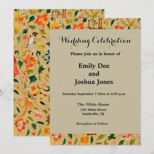 Tieres antikes Pferderückenkaninchen Einladung (Vorne/Hinten)