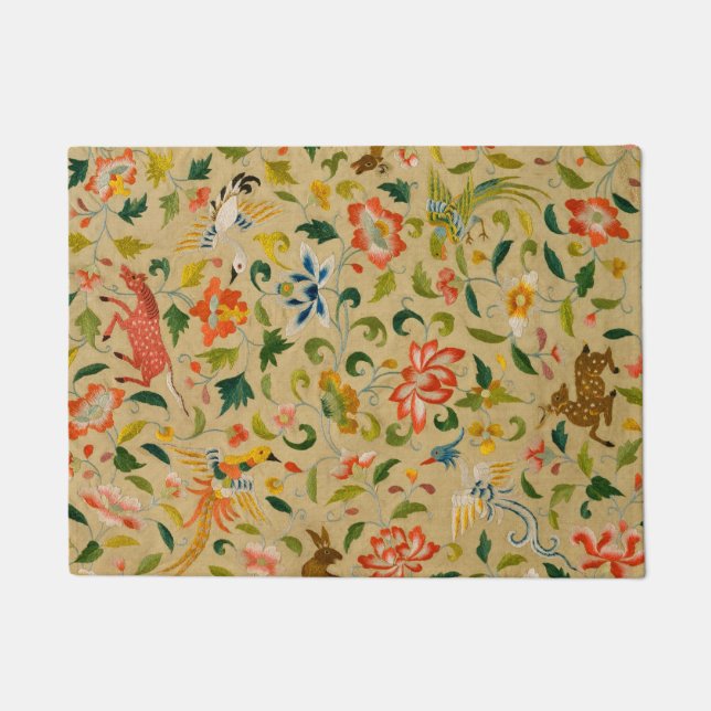 Tieres antikes Pferderückenkaninchen Fußmatte (Vorderseite)