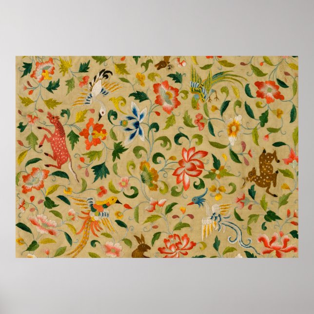 Tieres antikes Pferderückenkaninchen Poster (Vorne)