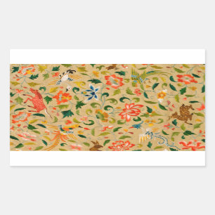 Tieres antikes Pferderückenkaninchen Rechteckiger Aufkleber