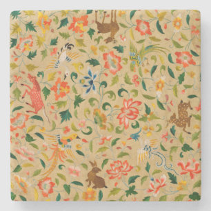 Tieres antikes Pferderückenkaninchen Steinuntersetzer