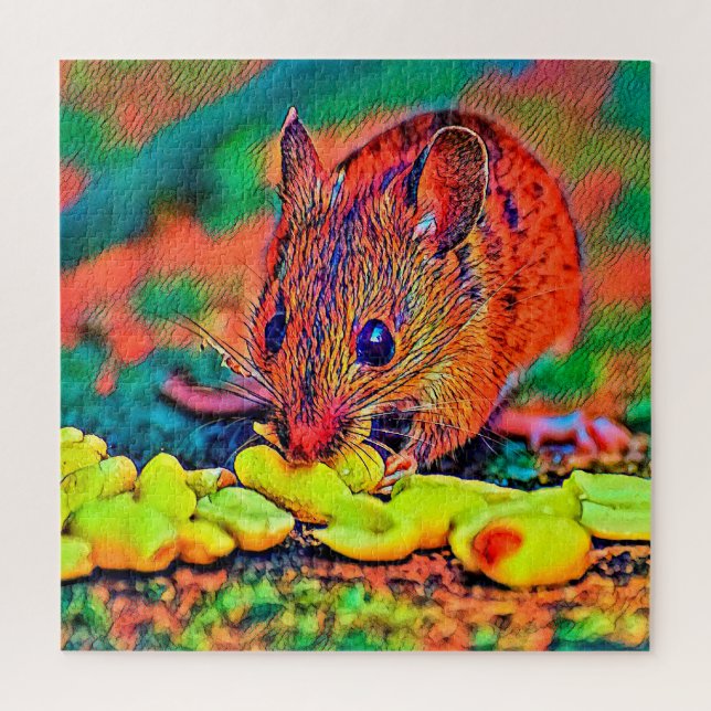 TierFarbe_Maus_001 Puzzle (Vertikal)