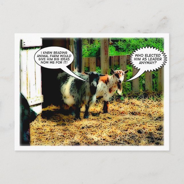 Tierfarm : Die Revolution beginnt! | COMIC Postkarte (Vorderseite)