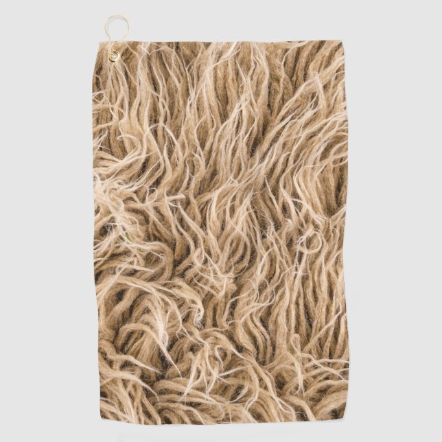 Tierfleisch Golfhandtuch (Vorderseite)