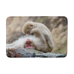 Tierfotografie, Makaken Badematte