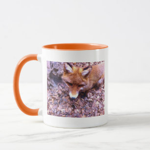 Tierfox-Waldbüro-Party-Duschen-Digital-Kunst Tasse