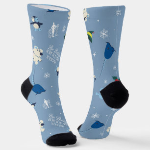 Tierfreunde "Bye Buddy" Wintermuster Socken