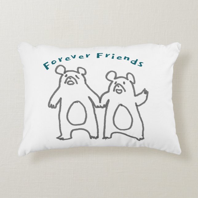 Tierfreunde Dekokissen (Vorderseite)