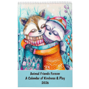 Tierfreunde für immer – Ein Kalender der Freundlic
