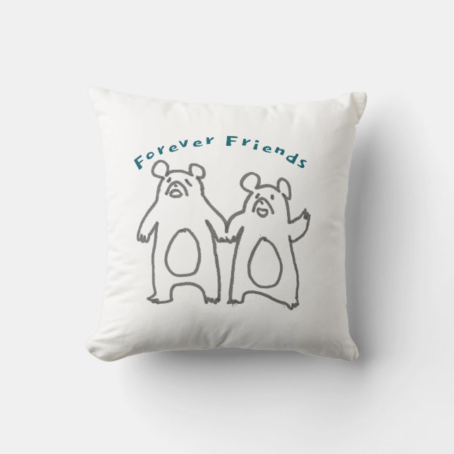 Tierfreunde Kissen (Vorderseite)