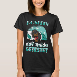 Tierfreunde Pyjamas Dachshund Welpe Marienkäfer Wo T-Shirt