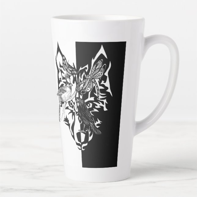 Tierführer 6" groß milchtasse (Rechts)