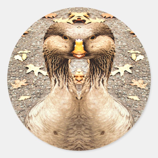 TIERFUN RUNDER AUFKLEBER (Vorderseite)