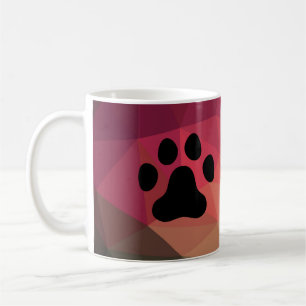Tierfußabdruck, Katzen-/Hundepuppe Kaffeetasse