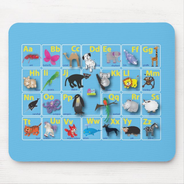Tiergebiet auf meinem ABC Mousepad (Vorne)