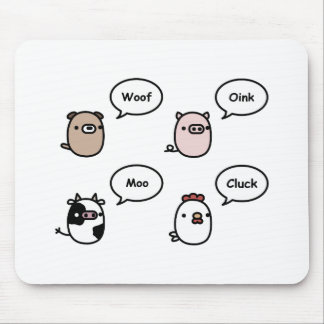 Tiergeräusche Mousepad