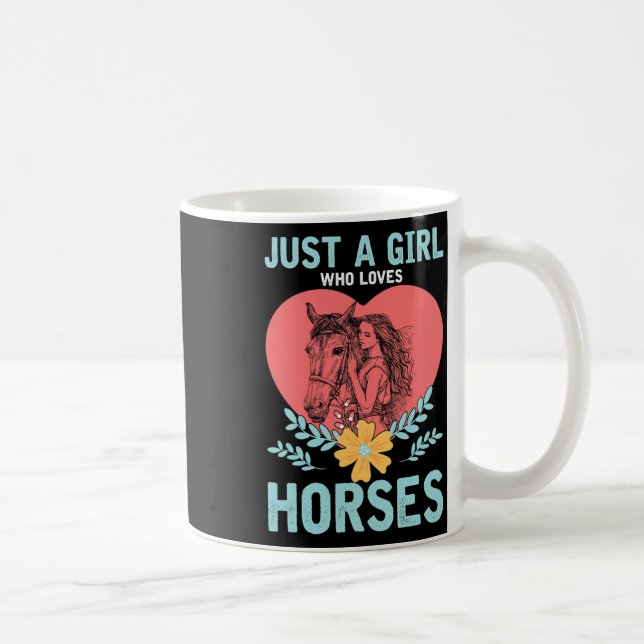 Tiergeschenk Reiten Kaffeetasse (Rechts)