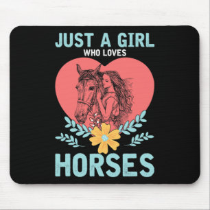 Tiergeschenk Reiten Mousepad