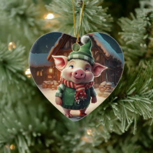 Tiergeschenke, Farm-Lover-Geschenk, Niedliches Sch Keramik Ornament