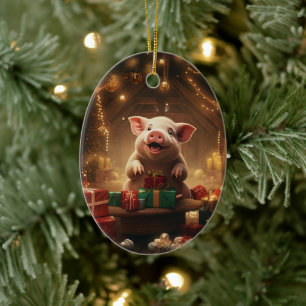Tiergeschenke, Farm-Lover-Geschenk, Niedliches Sch Keramik Ornament
