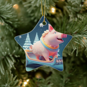 Tiergeschenke, Farm-Lover-Geschenk, Niedliches Sch Keramik Ornament