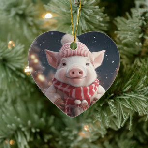 Tiergeschenke, Farm-Lover-Geschenk, Niedliches Sch Keramik Ornament