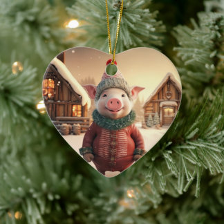 Tiergeschenke, Farm-Lover-Geschenk, Niedliches Sch Keramik Ornament