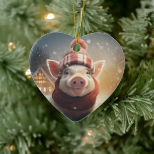 Tiergeschenke, Farm-Lover-Geschenk, Niedliches Sch Keramik Ornament