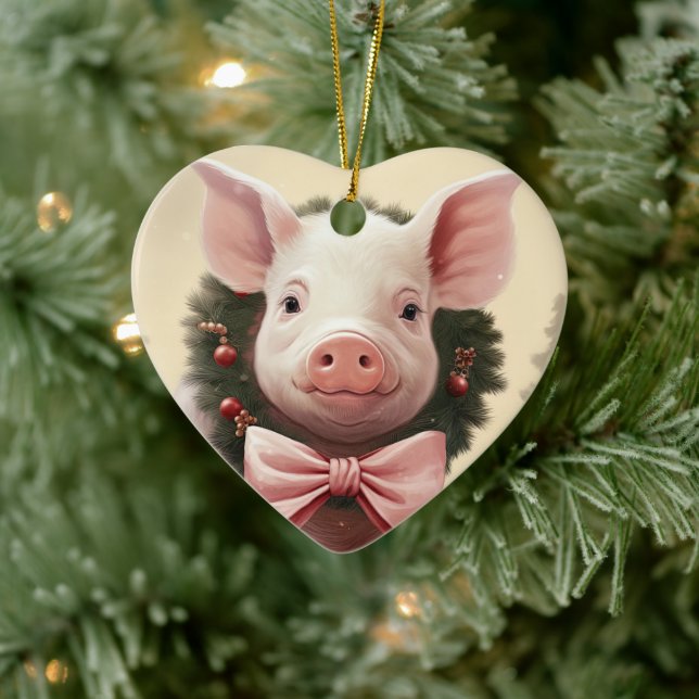 Tiergeschenke, Farm-Lover-Geschenk, Niedliches Sch Keramik Ornament (Baum)