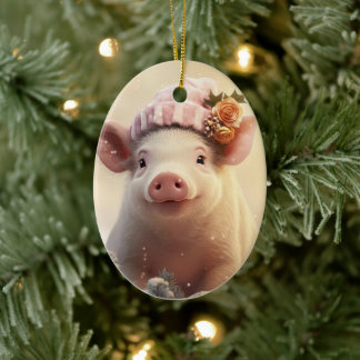 Tiergeschenke, Farm-Lover-Geschenk, Niedliches Sch Keramik Ornament