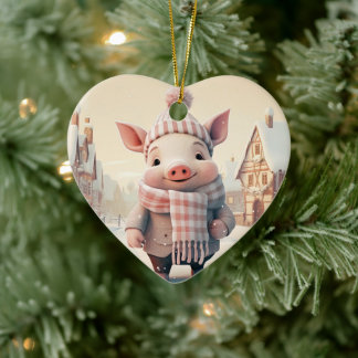Tiergeschenke, Farm-Lover-Geschenk, Niedliches Sch Keramik Ornament