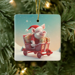 Tiergeschenke, Farm-Lover-Geschenk, Niedliches Sch Keramikornament