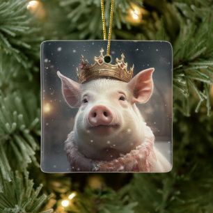 Tiergeschenke, Farm-Lover-Geschenk, Niedliches Sch Keramikornament