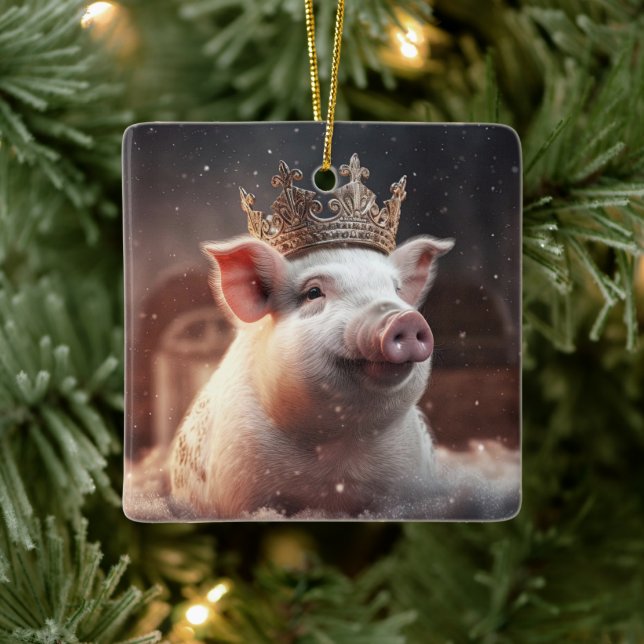 Tiergeschenke, Farm-Lover-Geschenk, Niedliches Sch Keramikornament (Baum)