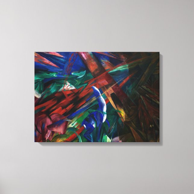 Tiergeschichten 1913 Drucke von Franz Marc Oil (Vorderseite)