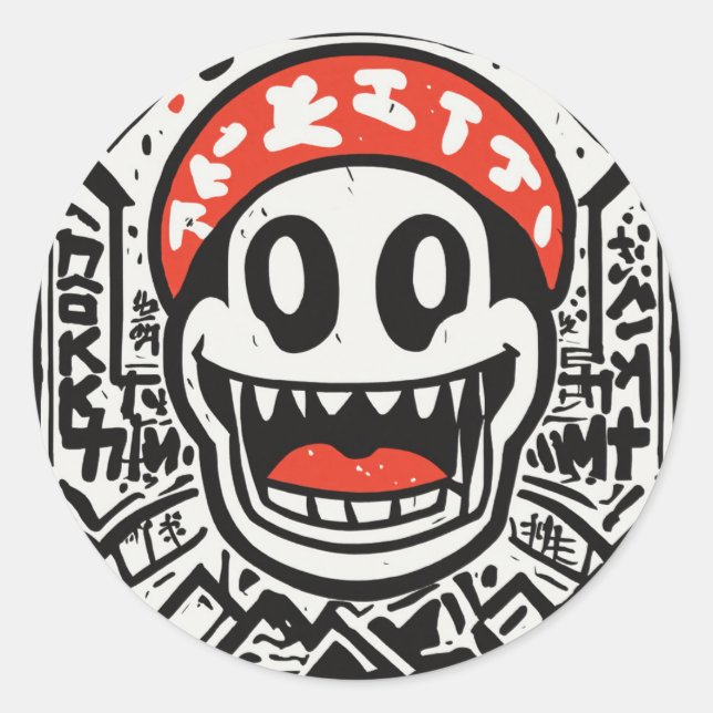 TIERGESDRUCKTE STICKER (Vorderseite)