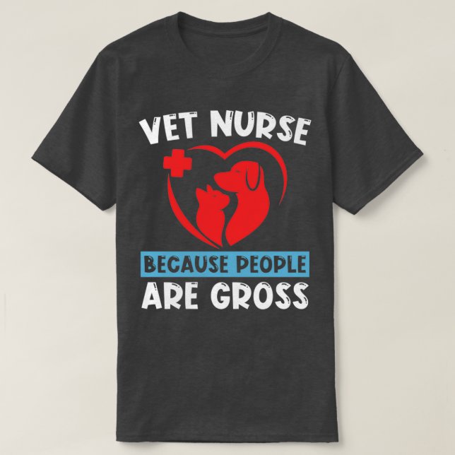Tiergesundheit Haustiere Krankenpfleger Veterinärm T-Shirt (Design vorne)