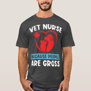 Tiergesundheit Haustiere Krankenpfleger Veterinärm T-Shirt