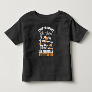 Tiergetestete Produkte passen nicht Kleinkind T-shirt