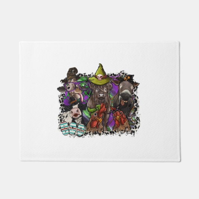 TierHalloween Fußmatte (Vorderseite)