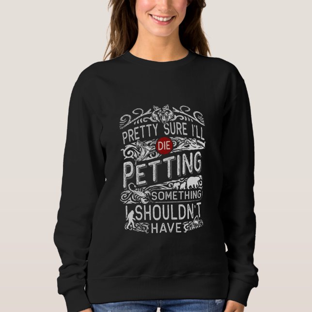 Tierhalter und Tierschutz Sweatshirt (Vorderseite)
