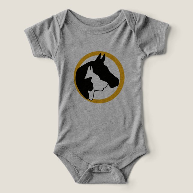 Tierheilung jetzt Säugling 1 Stück Baby Bodysuit (Design Vorderseite)