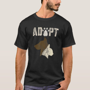 Tierheim Adopt Vintage Animal Rescue Shelter Katze T-Shirt