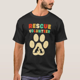 Tierheim-Hund Katze Liebe Rettungsfreiwilliger T-Shirt