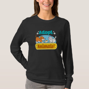 Tierheim Rettend Katzen Hunde Süße Tier Rescue T-Shirt