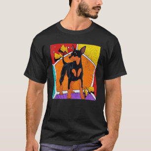 Tierhunde Hausbesitzer Pop Pinscher T-Shirt